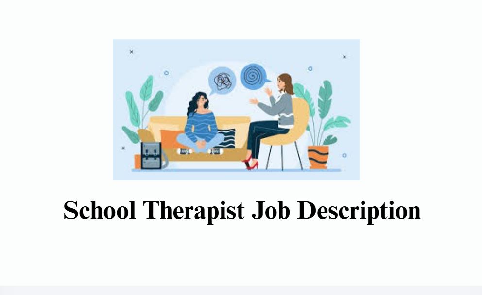 School Therapist Job Description