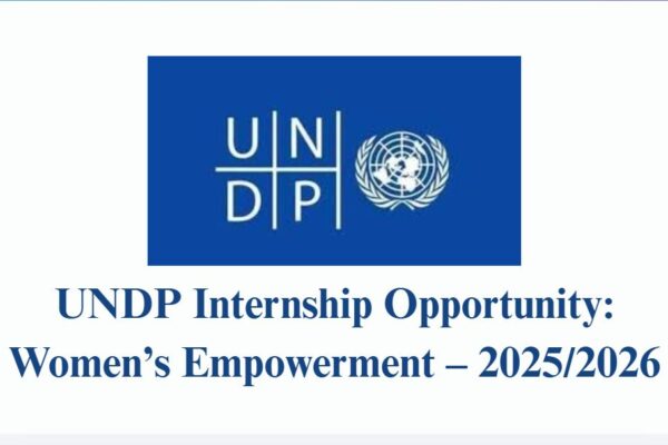 UNDP Internship Opportunity