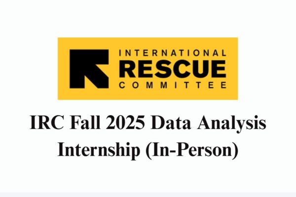 IRC Fall 2025 Data Analysis Internship