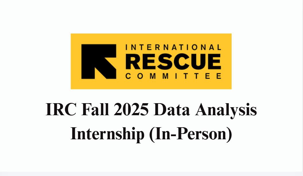 IRC Fall 2025 Data Analysis Internship